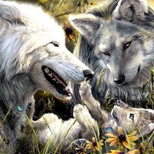 Схема вышивки «семья»