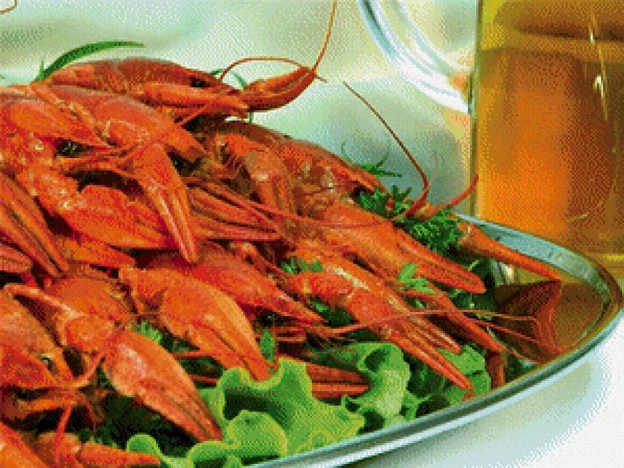 Раки...)) - раки, пиво, в бар, на кухню - предпросмотр