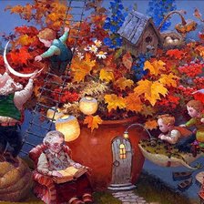 Схема вышивки «осень»