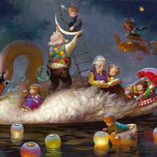 Схема вышивки «сказка»