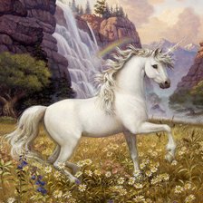 Схема вышивки «Серия "Единороги"»