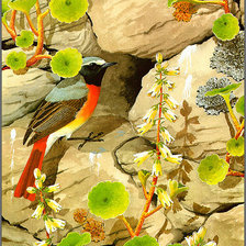 Схема вышивки «Серия "Птицы"»