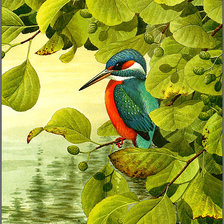 Схема вышивки «Серия "Птицы"»