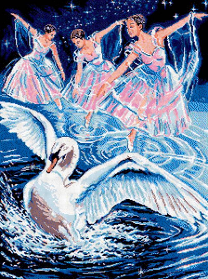 Лебединое озеро - девушка, лебедь, балет - предпросмотр