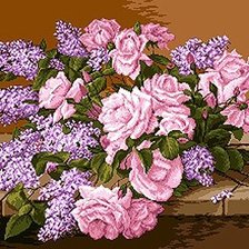 Схема вышивки «букет»