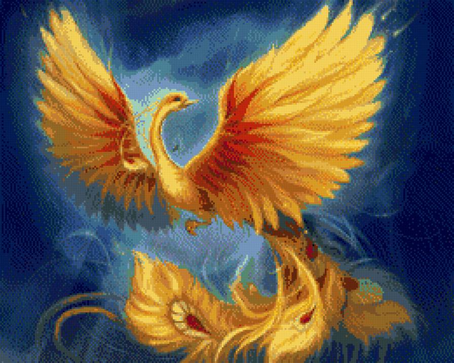 жар птица - птицы, фэнтези - предпросмотр