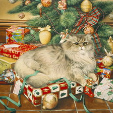 Схема вышивки «новогодняя»