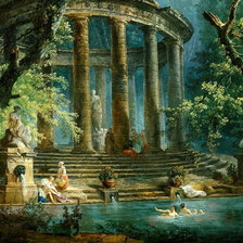 Схема вышивки «старинная картина часть 2»