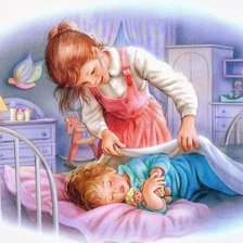 Схема вышивки «Спокойной ночки!»