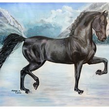 Схема вышивки «красивые лошади (подборка)»