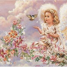 Схема вышивки «Ангел»