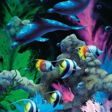 Схема вышивки «Водный мир»