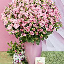 Схема вышивки «Розовые розы»