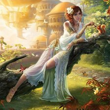 Схема вышивки «женский образ»