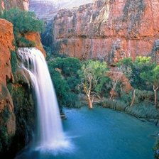 Схема вышивки «Водопад»