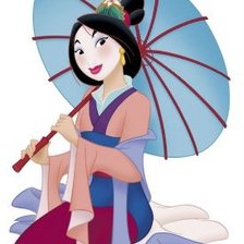 Схема вышивки «MULAN»