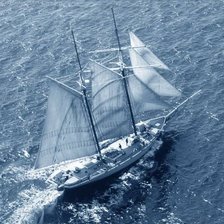 Схема вышивки «Корабль»