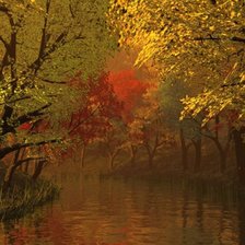 Схема вышивки «Осень»