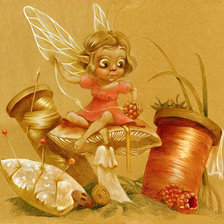 Схема вышивки «Фея»