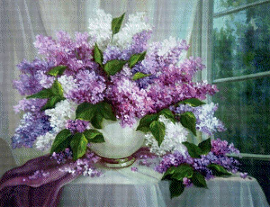 букет сирени - цветы - предпросмотр