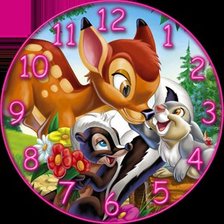 Схема вышивки «Часы»