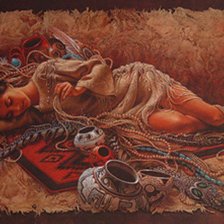 Схема вышивки «Индейские мотивы»