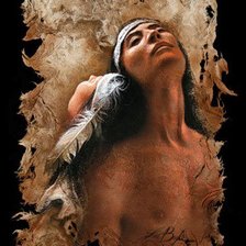 Схема вышивки «Индейские мотивы»