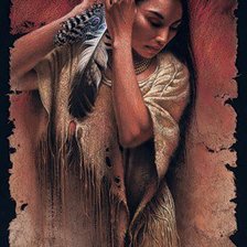 Схема вышивки «Индейские мотивы»