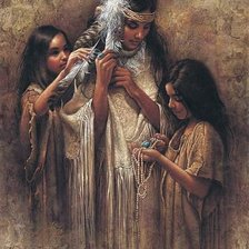 Схема вышивки «Индейские мотивы»