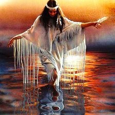 Схема вышивки «Индейские мотивы»