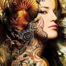 Схема вышивки «девушка»