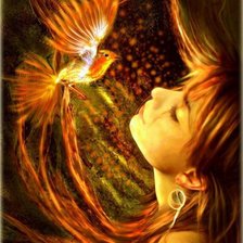 Схема вышивки «Две птички»