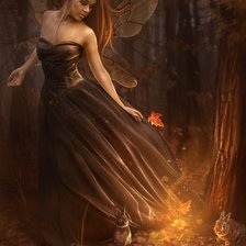 Схема вышивки «фея»