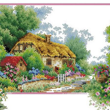 Схема вышивки «Времена года весна»