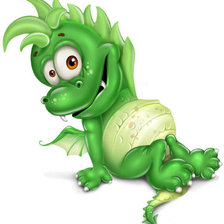 Схема вышивки «Милый дракоша»