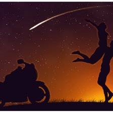 Схема вышивки «Встреча влюбленных»