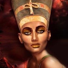 Схема вышивки «Нефертити»