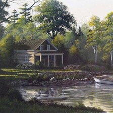 Схема вышивки «Серия "Пейзажи"»