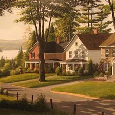 Схема вышивки «Серия "Пейзажи"»