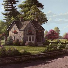 Схема вышивки «Серия "Пейзажи"»