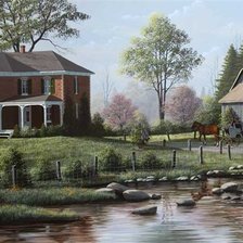 Схема вышивки «Серия "Пейзажи"»