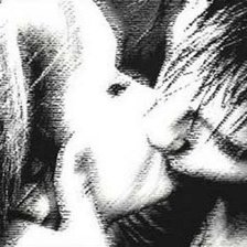 Схема вышивки «Поцелуй»