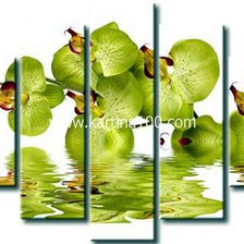 Схема вышивки «полиптих "орхидеи"»