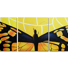 Схема вышивки «триптих "бабочка"»