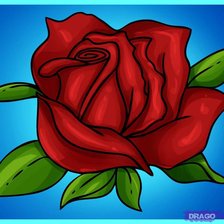 Схема вышивки «Розочка»