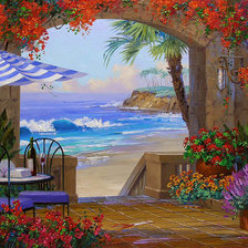 Схема вышивки «Отпуск»