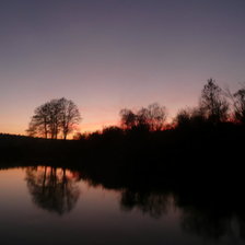 Схема вышивки «закат»