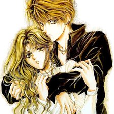 Схема вышивки «Влюбленные»