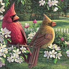 Схема вышивки «Серия "Птицы"»