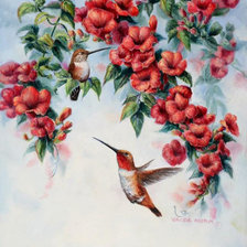 Схема вышивки «Серия "Птицы"»